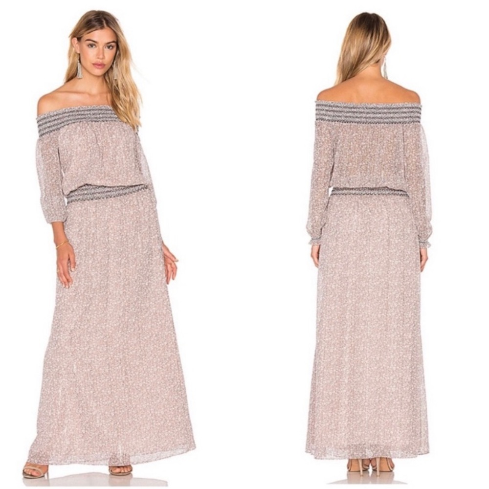 🆕 Rebecca Minkoff Cara Pink Floral Off the Shoulder Dress